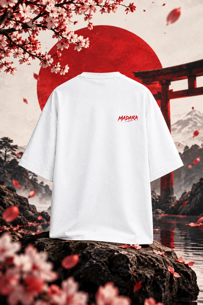 Crimson Crest Oversized Graphic T-Shirt